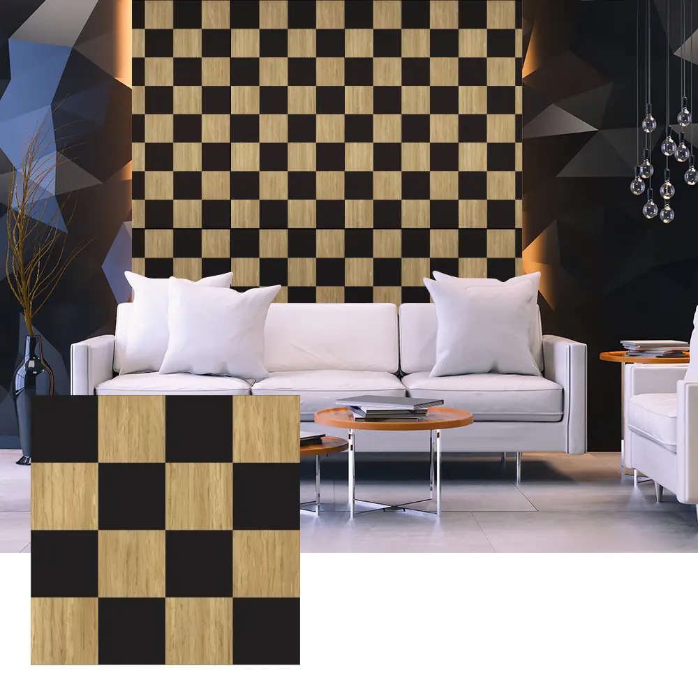 အတွင်းနံရံဒီဇိုင်းအတွက် 3D သစ်သား Veneer အသံထွက်ပြားများ အတွင်းနံရံဒီဇိုင်းအတွက် 3D သစ်သား Veneer အသံထွက်ပြားများ