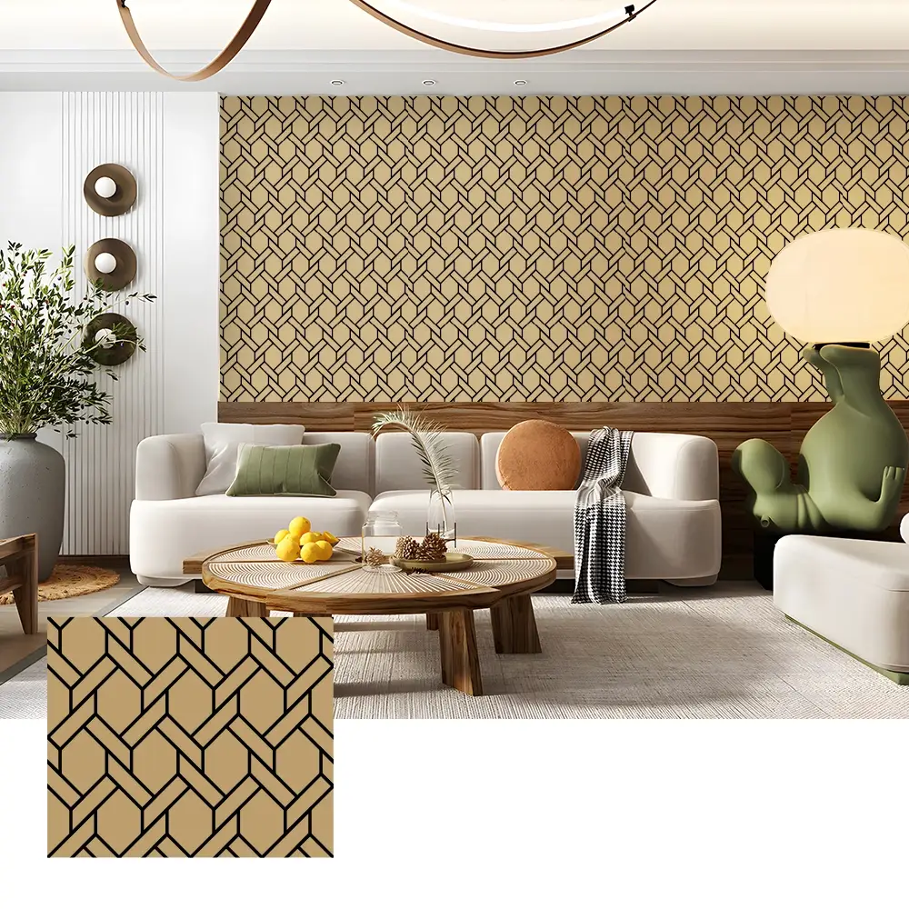 Home Theater အတွင်းပိုင်းအတွက် အသံထွက်သစ်သား Veneer နံရံများ