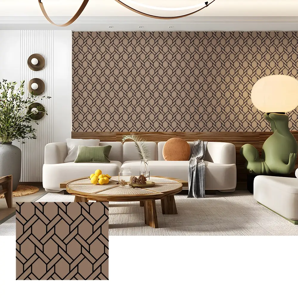 Home Theater အတွင်းပိုင်းအတွက် အသံထွက်သစ်သား Veneer နံရံများ