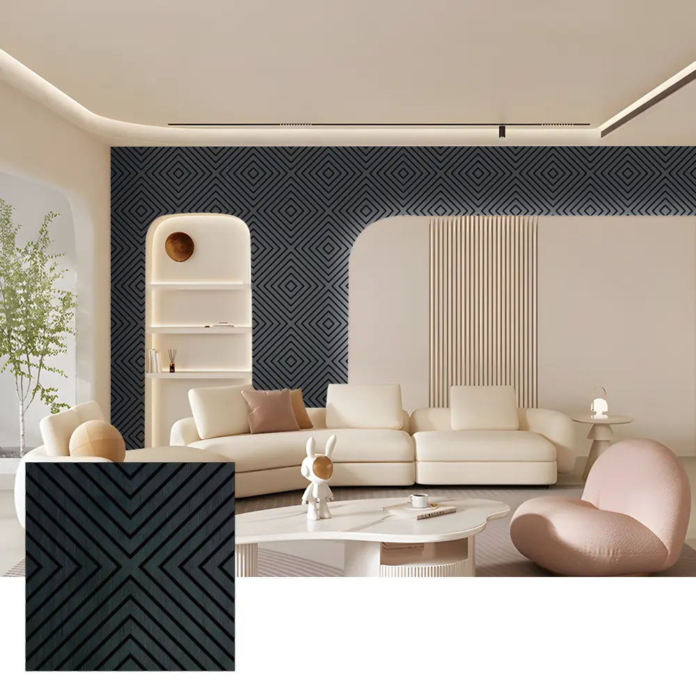 အတွင်းခန်းအသုံးပြုရန်အတွက် Akupanel Wood Acoustic Wall Panels