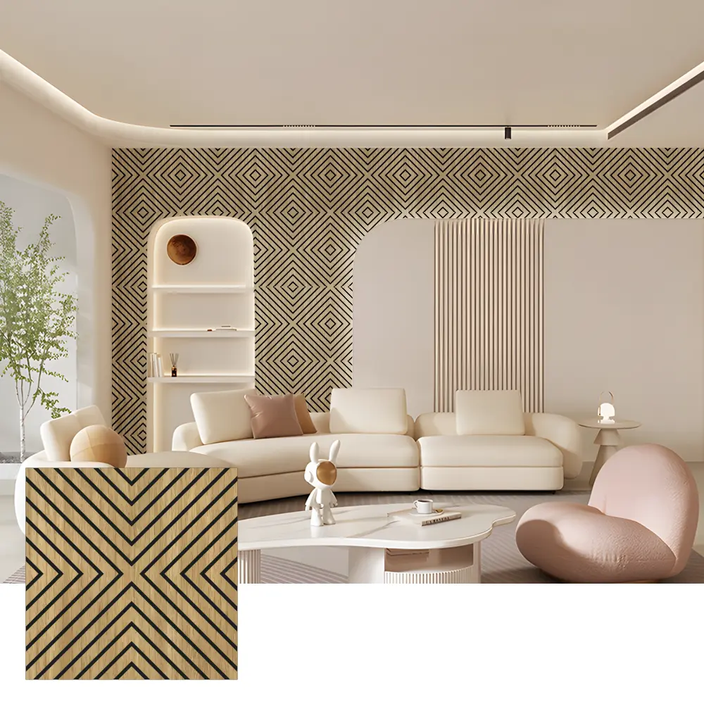 အတွင်းခန်းအသုံးပြုရန်အတွက် Akupanel Wood Acoustic Wall Panels