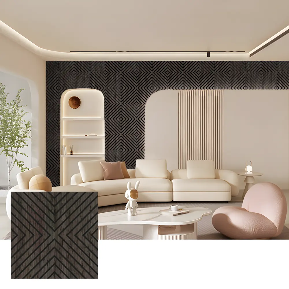 အတွင်းခန်းအသုံးပြုရန်အတွက် Akupanel Wood Acoustic Wall Panels