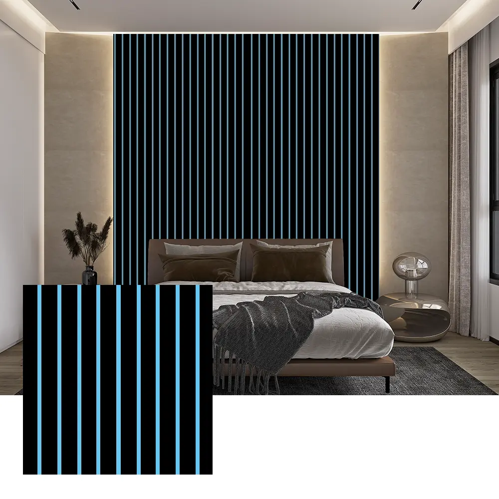 အတွင်းနံရံအလှဆင်ခြင်းအတွက် ရောင်စုံ PET Acoustic Panels များ
