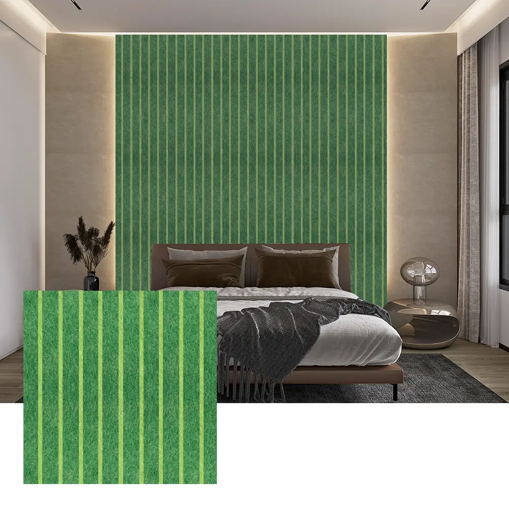 အတွင်းနံရံအလှဆင်ခြင်းအတွက် ရောင်စုံ PET Acoustic Panels များ