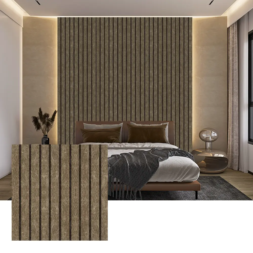 အတွင်းနံရံအလှဆင်ခြင်းအတွက် ရောင်စုံ PET Acoustic Panels များ