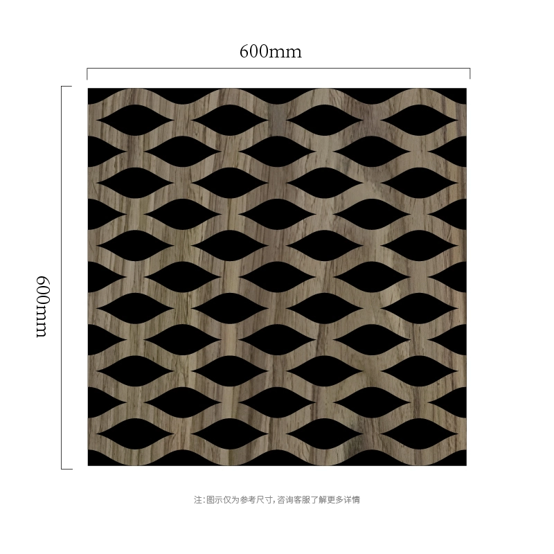Eye Weave Lattice MDF-on-PET Acoustic Wall Panel