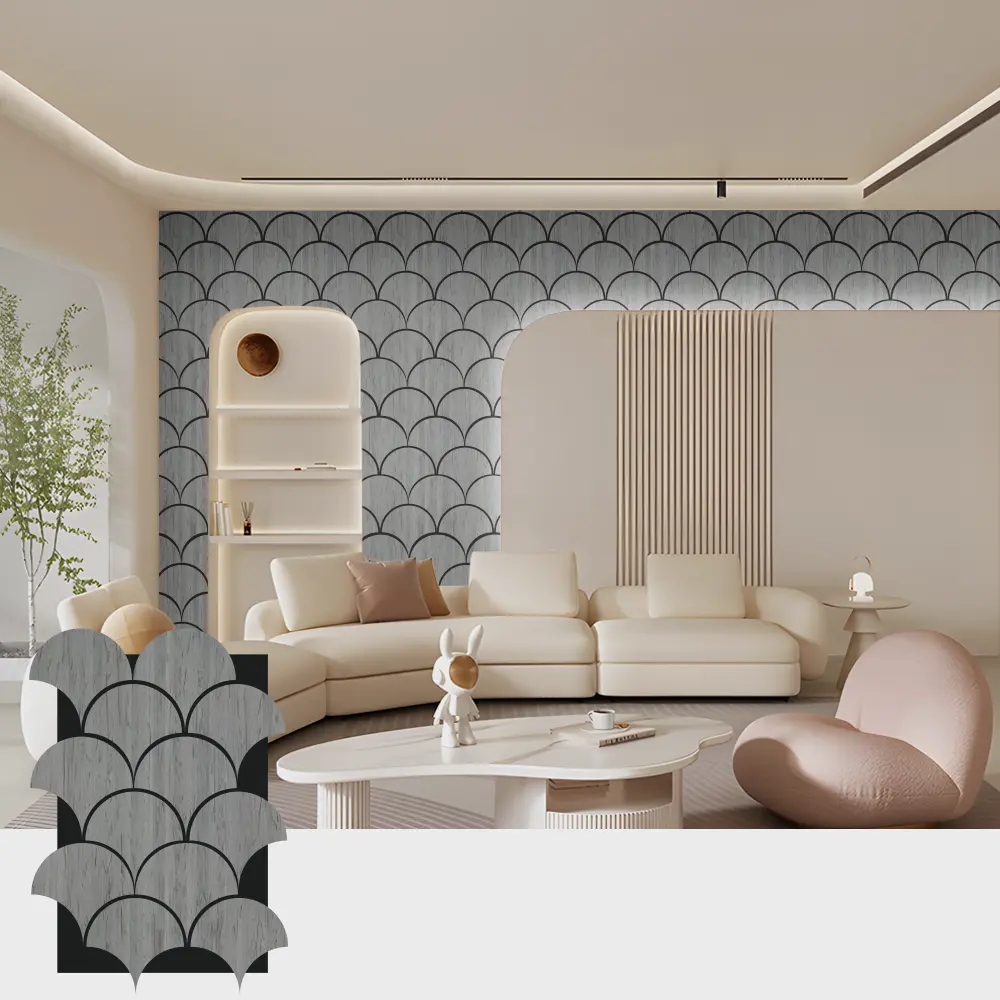 အတွင်းခန်းနေရာများအတွက် Grooved Wood Acoustic Panels