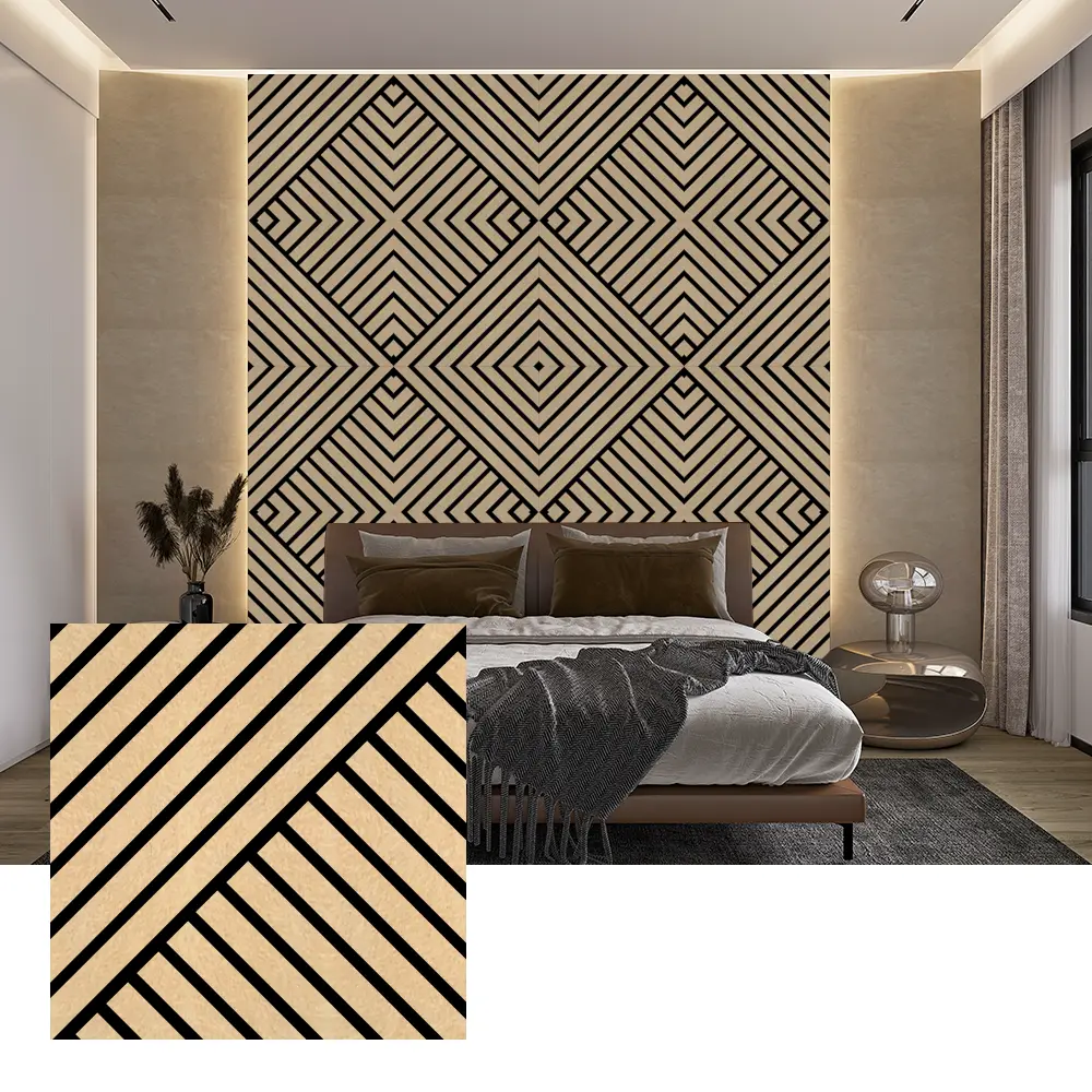 ဆူညံသံလျှော့ချရန်အတွက် Indoor PET Acoustic Wall Panels