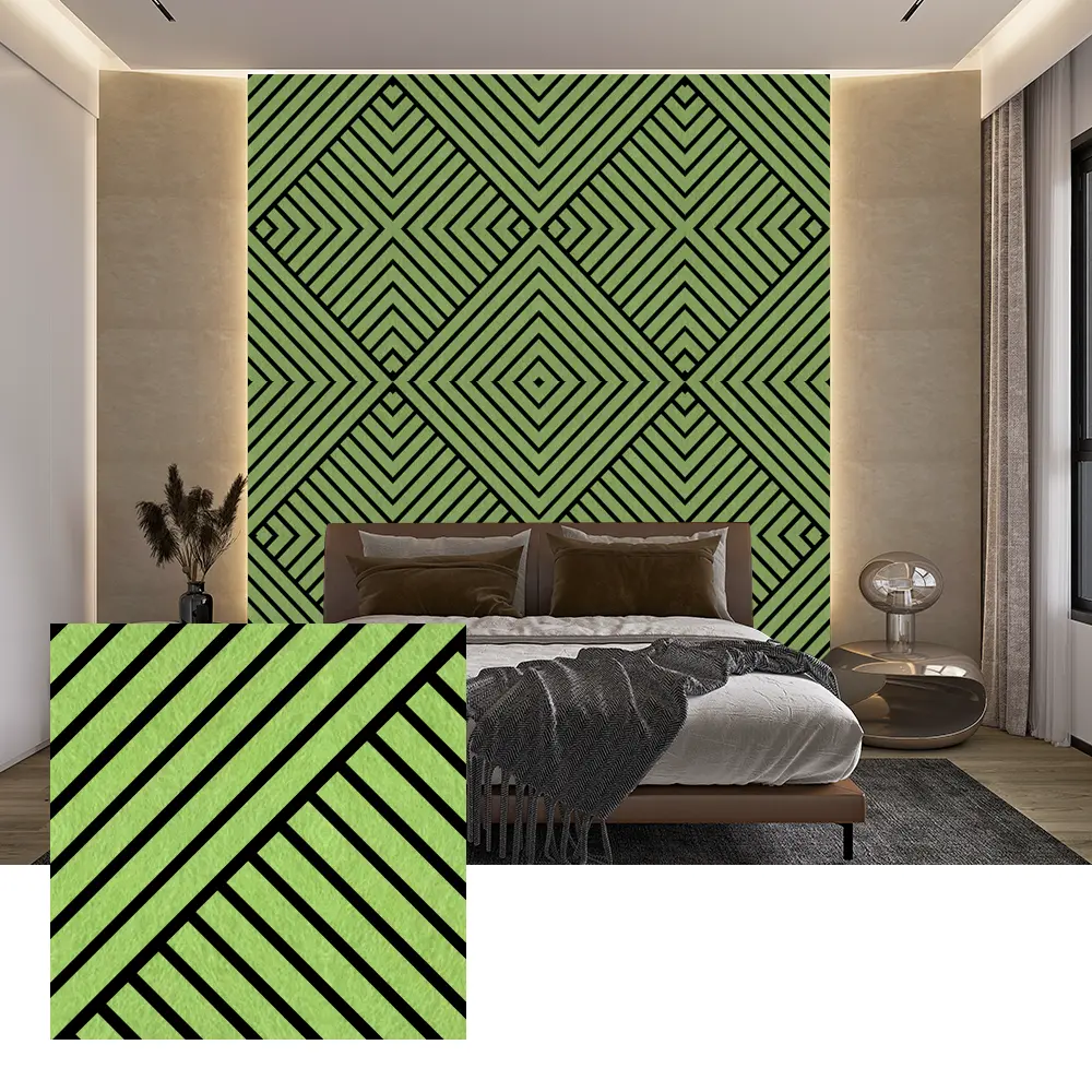 ဆူညံသံလျှော့ချရန်အတွက် Indoor PET Acoustic Wall Panels