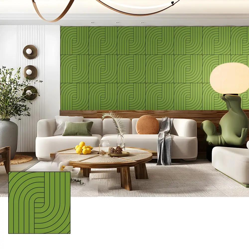 Indoor Spaces အတွက် Noise Reduction PET Acoustic Panels