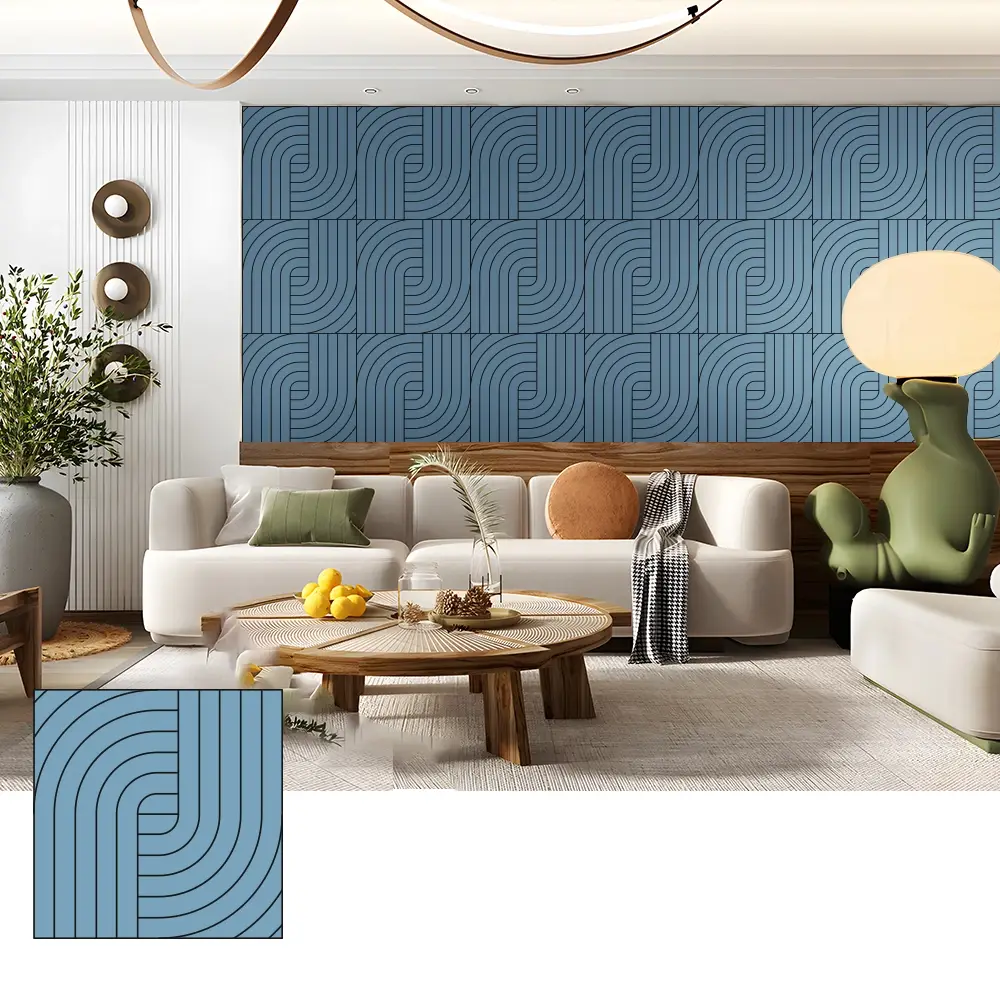 Indoor Spaces အတွက် Noise Reduction PET Acoustic Panels