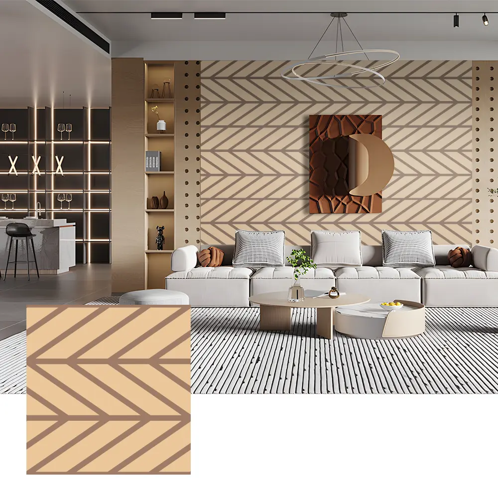 အတွင်းနံရံအလှဆင်ခြင်းအတွက် PET Acoustic Panels