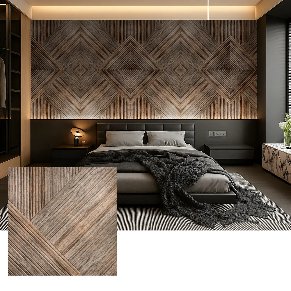 Indoor Sound Absorption အတွက် PET Acoustic Wall Panels