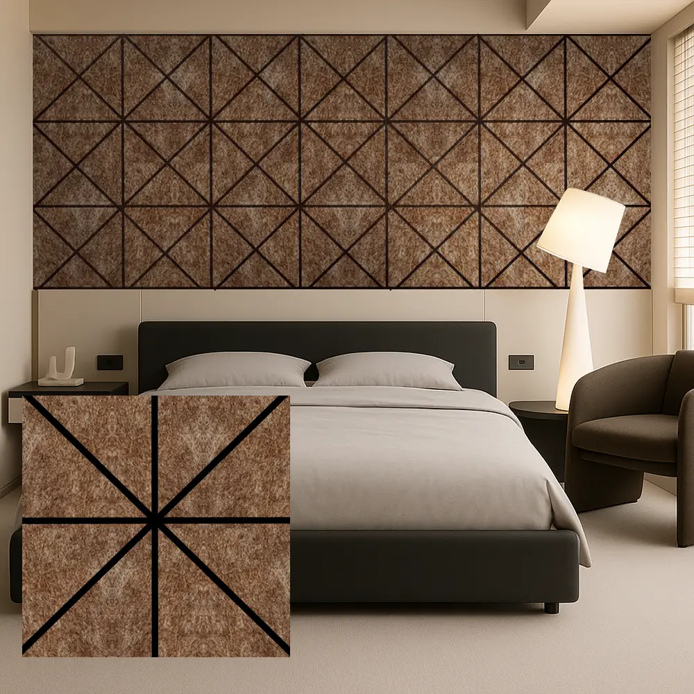 အတွင်းနံရံ အသံထိန်းချုပ်မှု အတွက် PET Felt Acoustic Panels