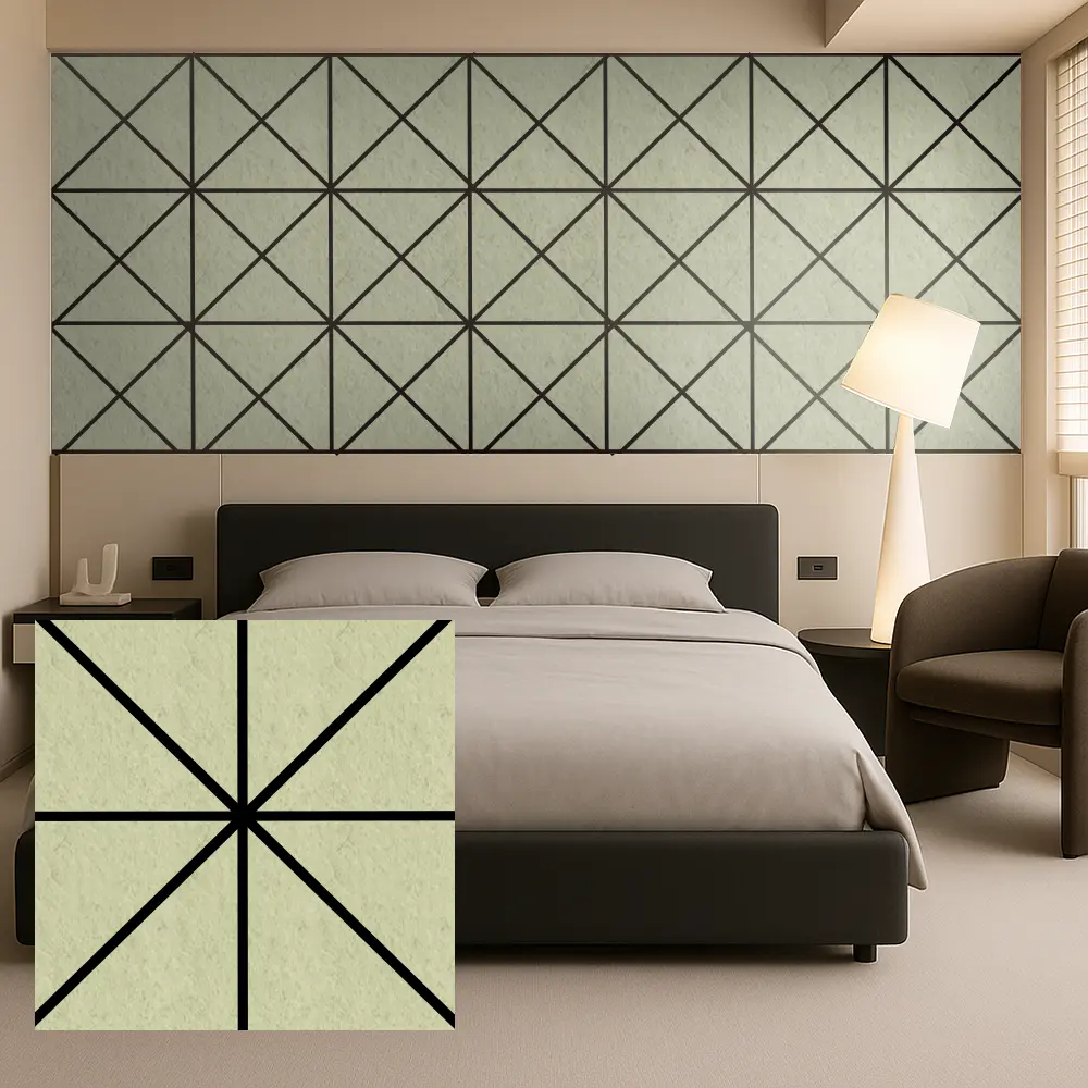 အတွင်းနံရံ အသံထိန်းချုပ်မှု အတွက် PET Felt Acoustic Panels