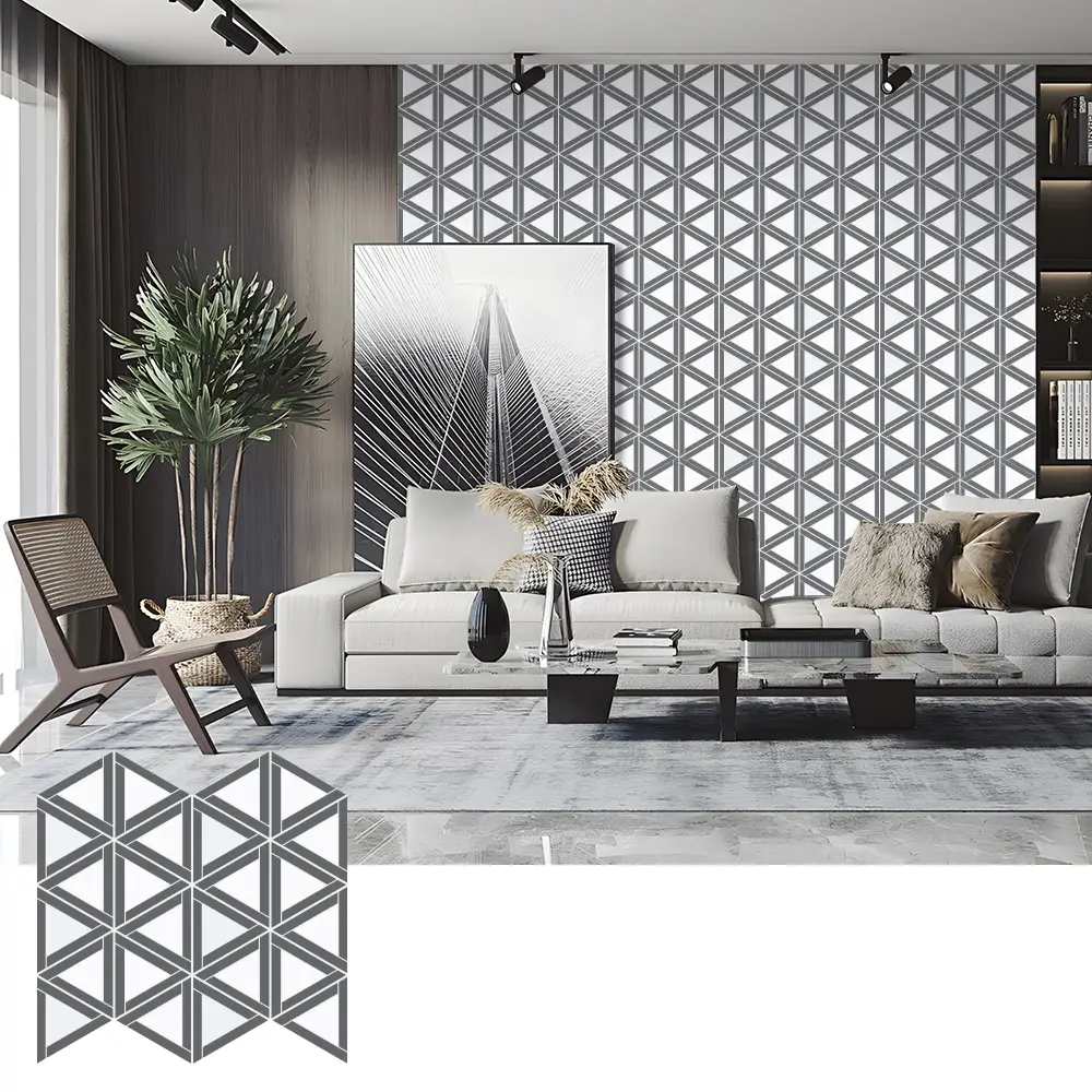အတွင်းခန်းအသုံးပြုရန်အတွက် Self-Adhesive PET Acoustic Wall Panels အတွင်းခန်းအသုံးပြုရန်အတွက် Self-Adhesive PET Acoustic Wall Panels