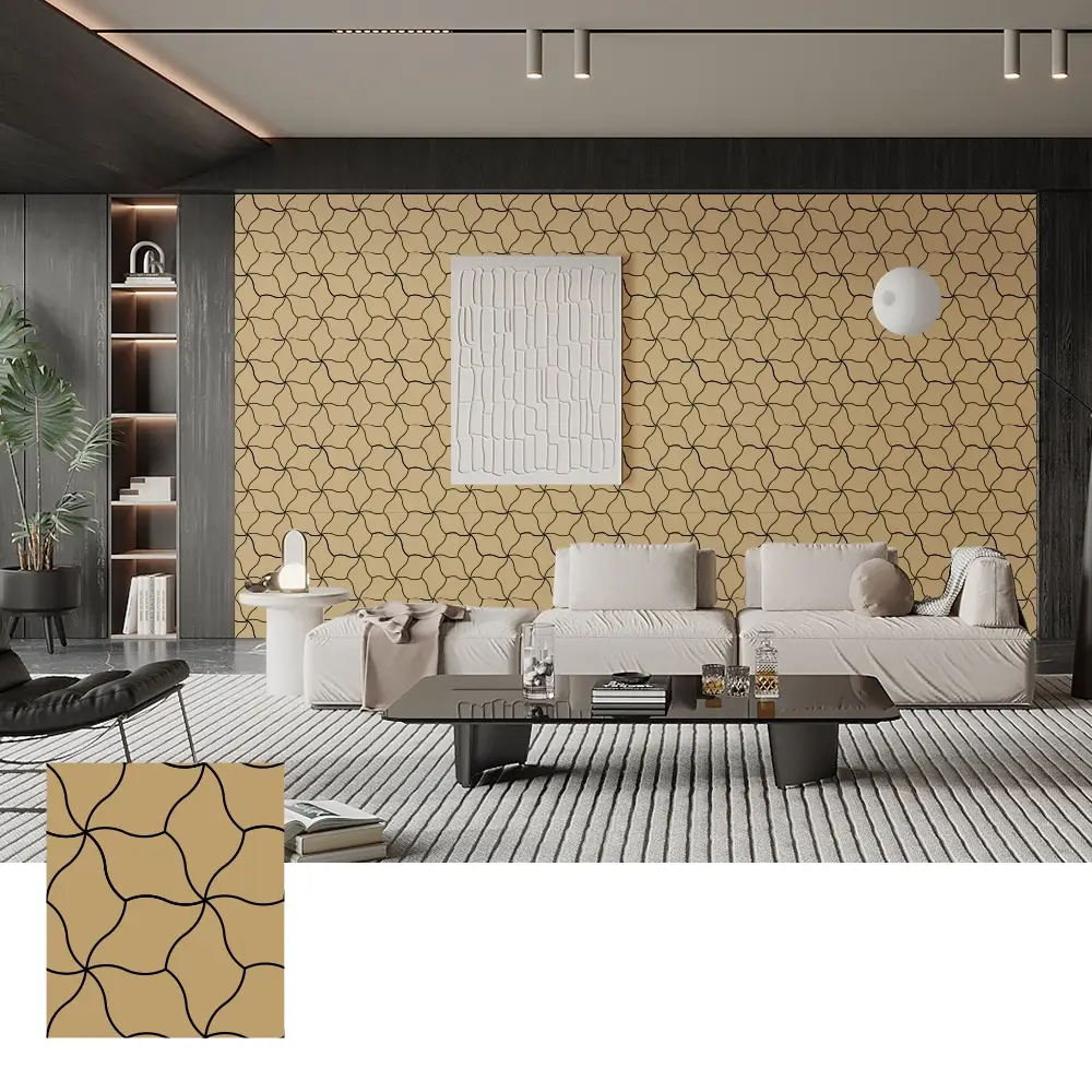 နံရံများအတွက် အသံစုပ်ယူနိုင်သော Wood Veneer Acoustic Panels