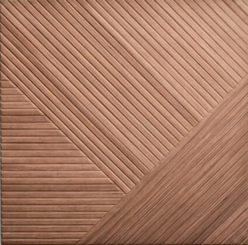 Wonear Hotel ဧည့်ခန်းတွင် နွေးထွေးသော Chevron Wood Acoustic Panel Wonear Hotel ဧည့်ခန်းတွင် နွေးထွေးသော Chevron Wood Acoustic Panel