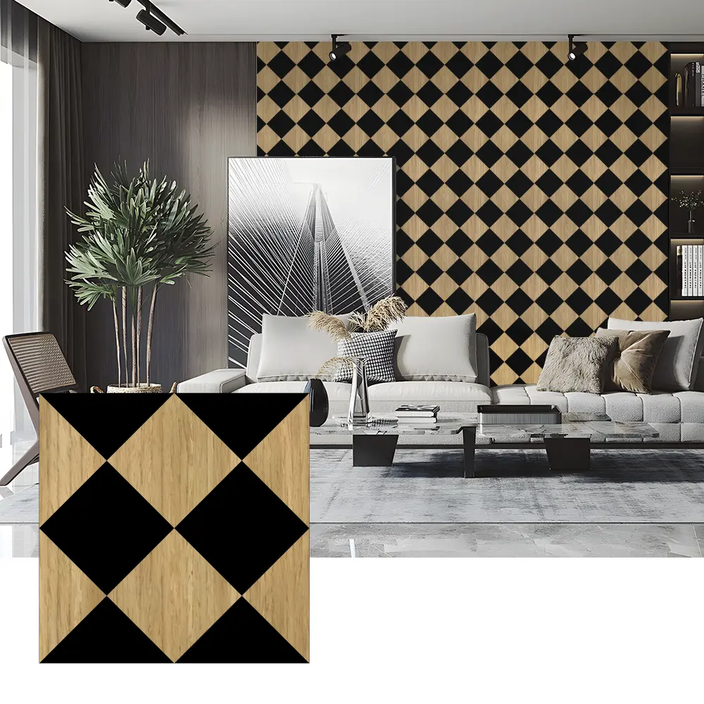 အိပ်ခန်းနံရံအလှဆင်ခြင်းအတွက် Wood Veneer Acoustic Panels များ အိပ်ခန်းနံရံအလှဆင်ခြင်းအတွက် Wood Veneer Acoustic Panels များ