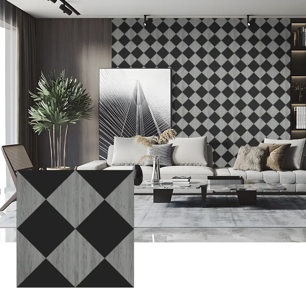 အိပ်ခန်းနံရံအလှဆင်ခြင်းအတွက် Wood Veneer Acoustic Panels များ