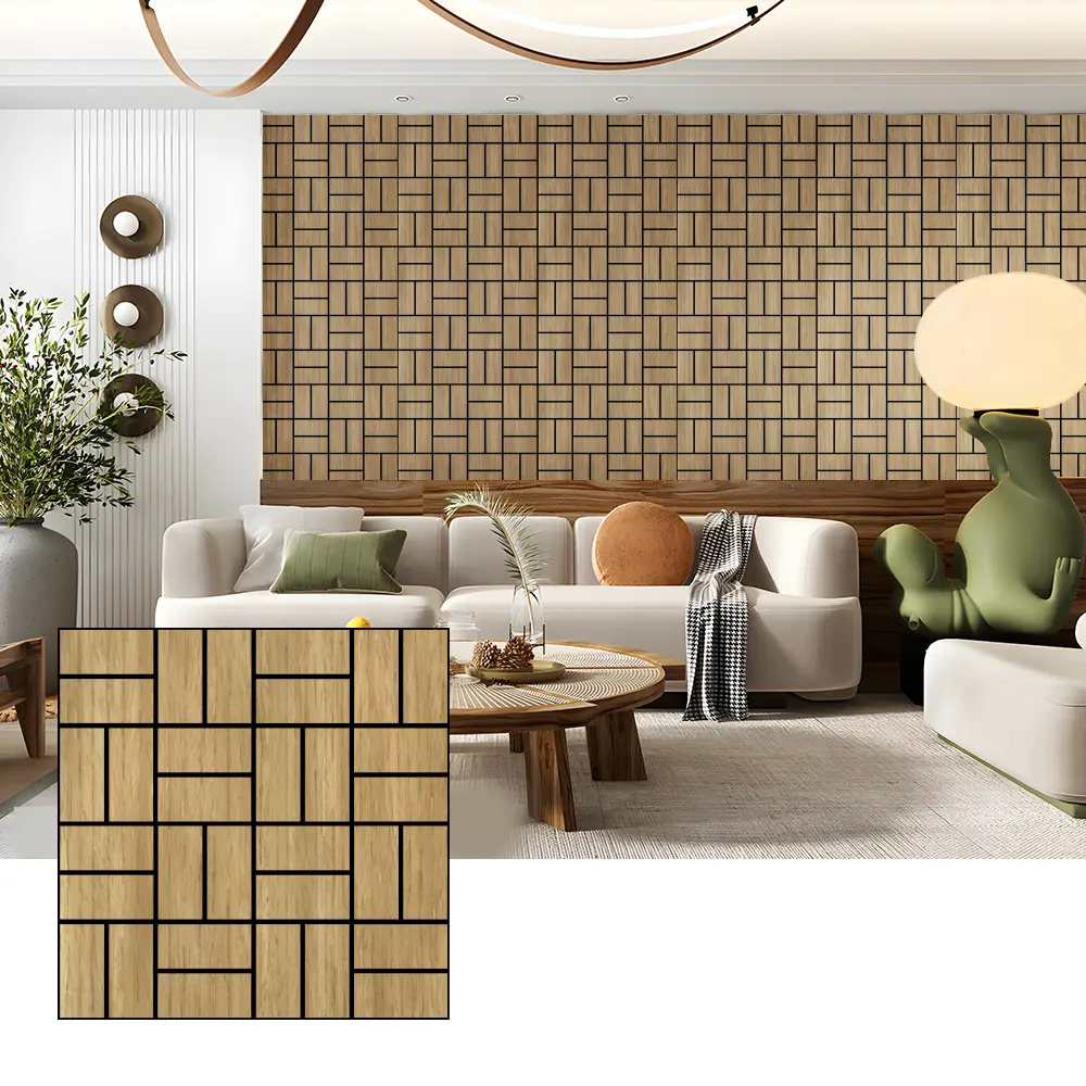အသံစုပ်ယူမှုအတွက် Wood Veneer အက်ကူတစ်နံရံပြားများ အသံစုပ်ယူမှုအတွက် Wood Veneer အက်ကူတစ်နံရံပြားများ